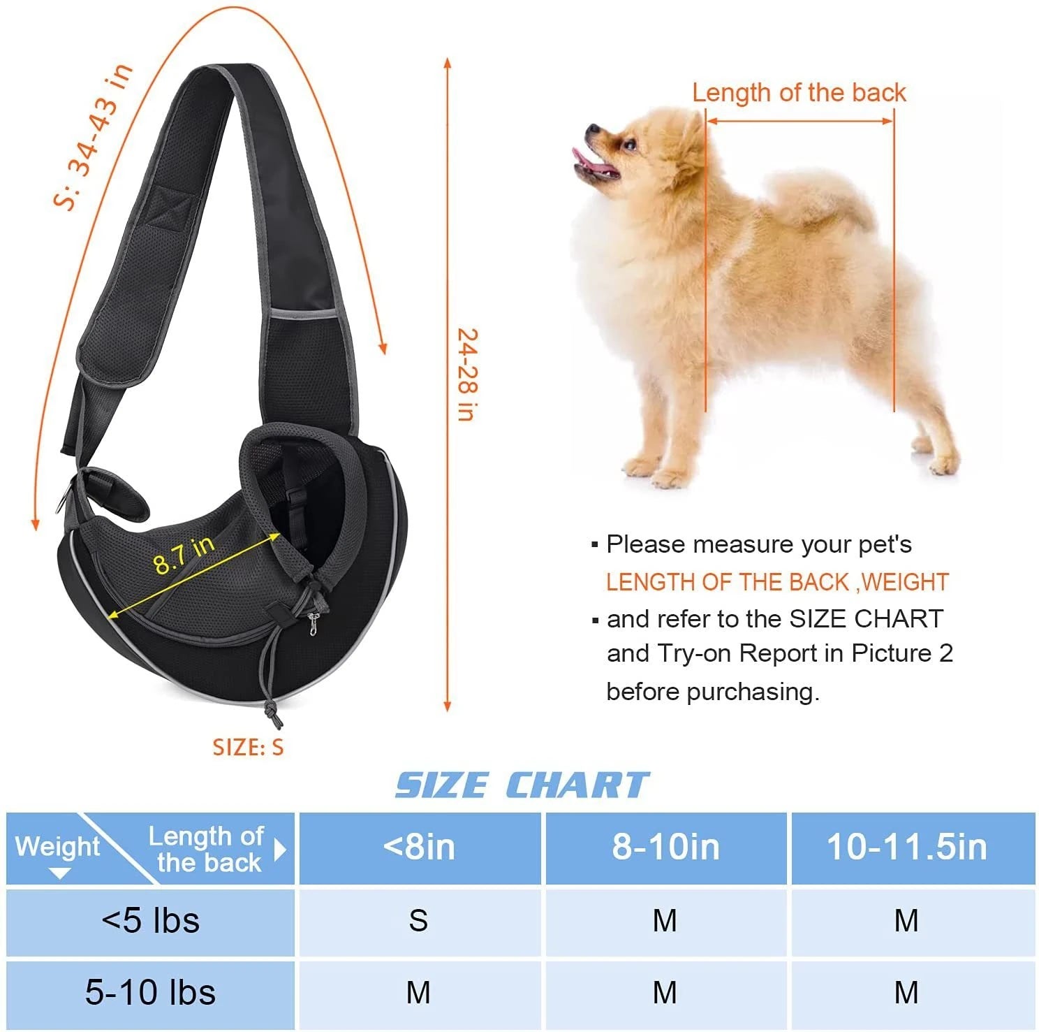 Portable Crossbody Bag For Dogs Cats - pet shop - pet store - pet store near me